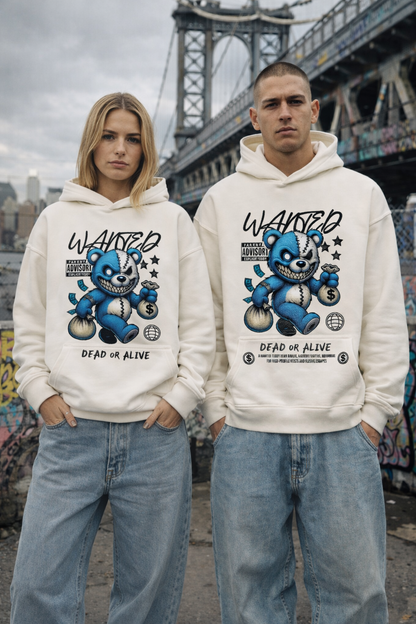 VACANCY Oversized Hoodie Unisex (Wanted Teddy) Streetlegacy