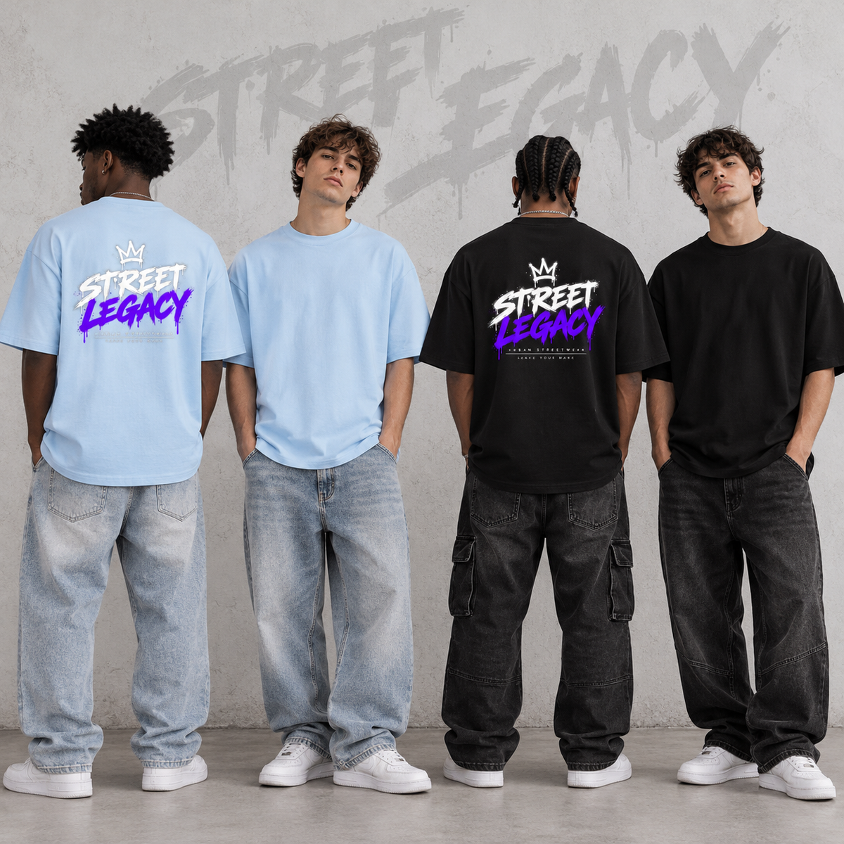 VACANCY Oversized Shirt Herren (Urbanlook) Streetlegacy