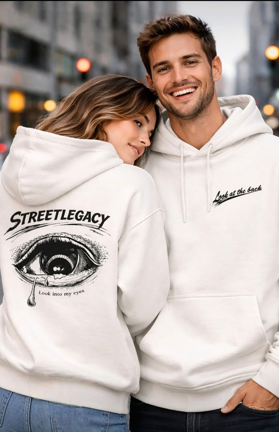 VACANCY Oversized Hoodie Unisex(Look into my eyes) Streetlegacy