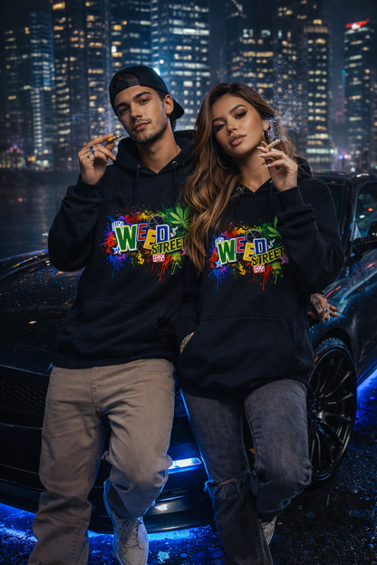 Classic Oversized Hoodie Uinisex (Weed Street) Streetlegacy