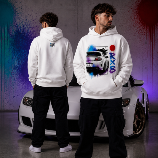 VACANCY Oversized Hoodie - (Rx8 JDM Red Sun) Streetlegacy
