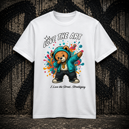 Premium Organic Shirt (Love the Art) Streetlegacy