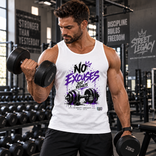 Classic Tanktop (No Excuses Just Results) Streetlegacy