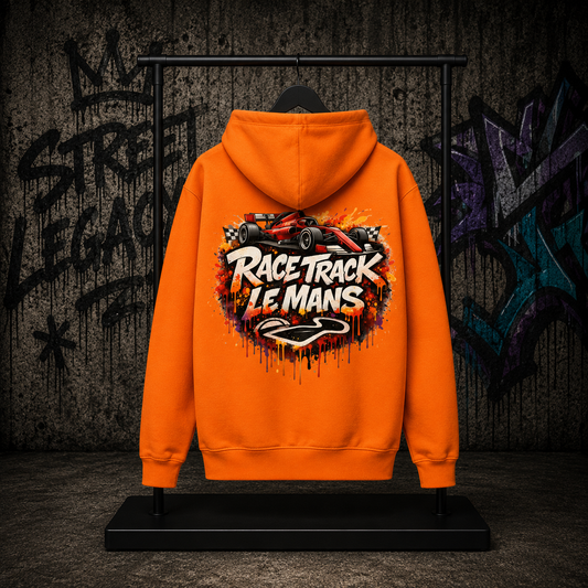 Classic Zipper Hoodie Unisex (Race Track Le Mans) Streetlegacy