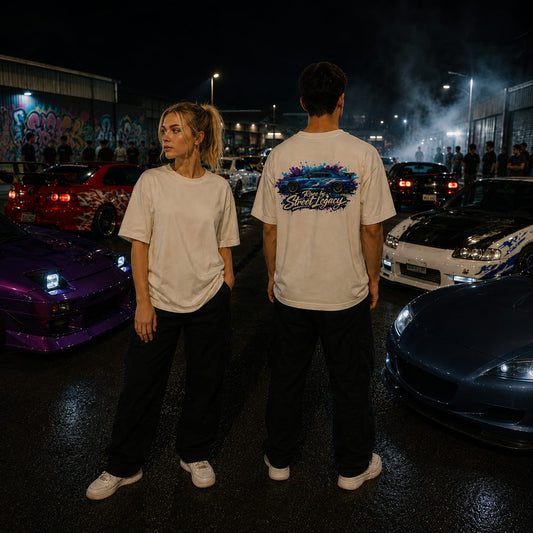Premium Organic Oversize Blast (Race by Streetlegacy) blue car jdm
