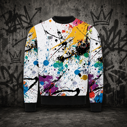 Alloverprint Sweatshirt herren (ColorFlash) Streetlegacy