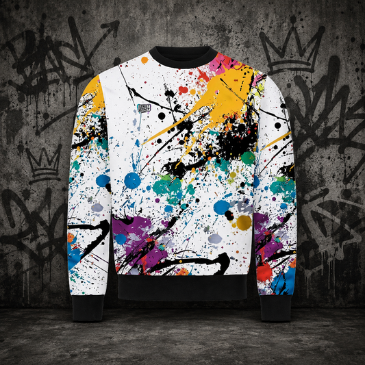 Alloverprint Sweatshirt herren (ColorFlash) Streetlegacy
