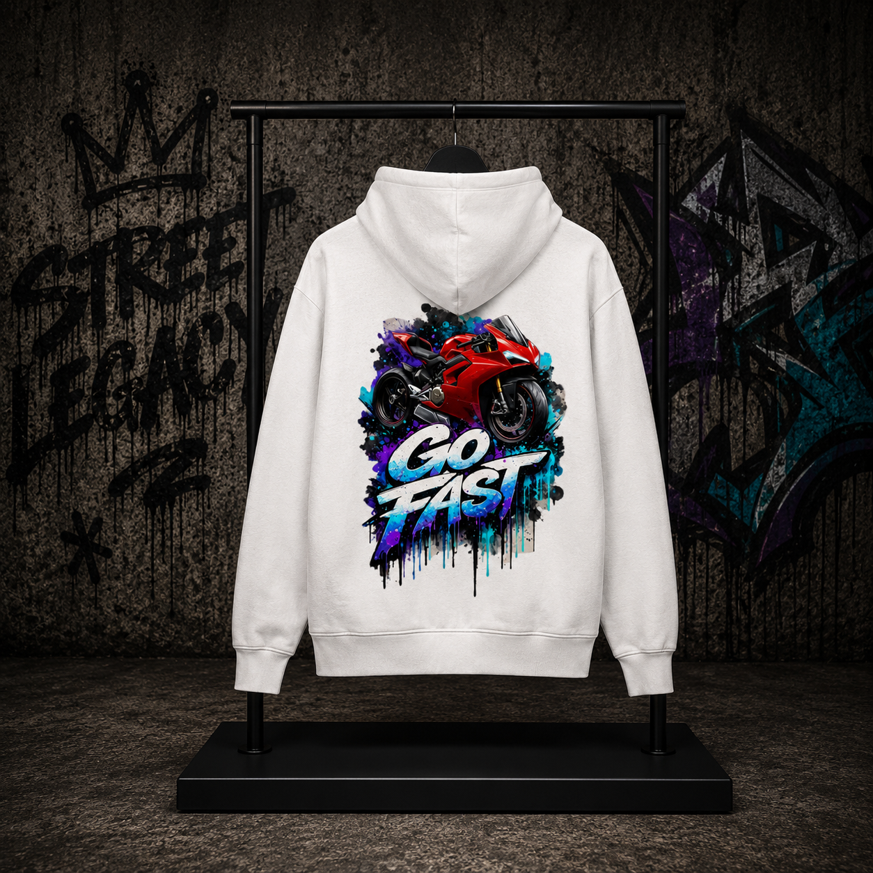 HigherBlanks Premium Hoodie  (Go Fast-Bike) Streetlegacy