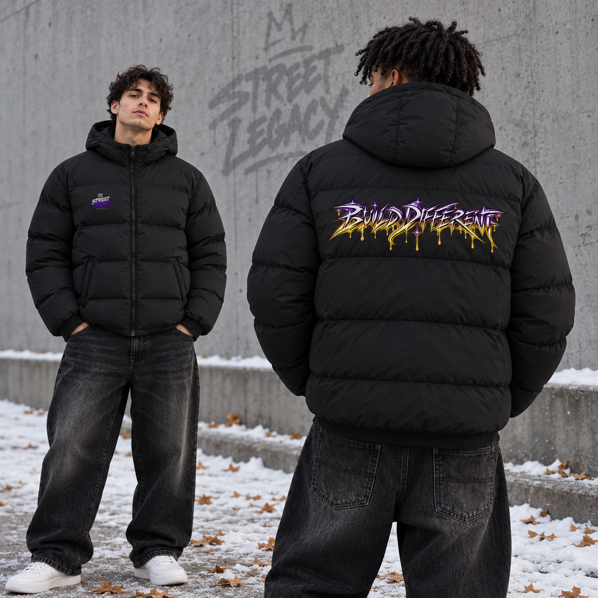 Steppjacke Herren (Build Diferent) Streetlegacy