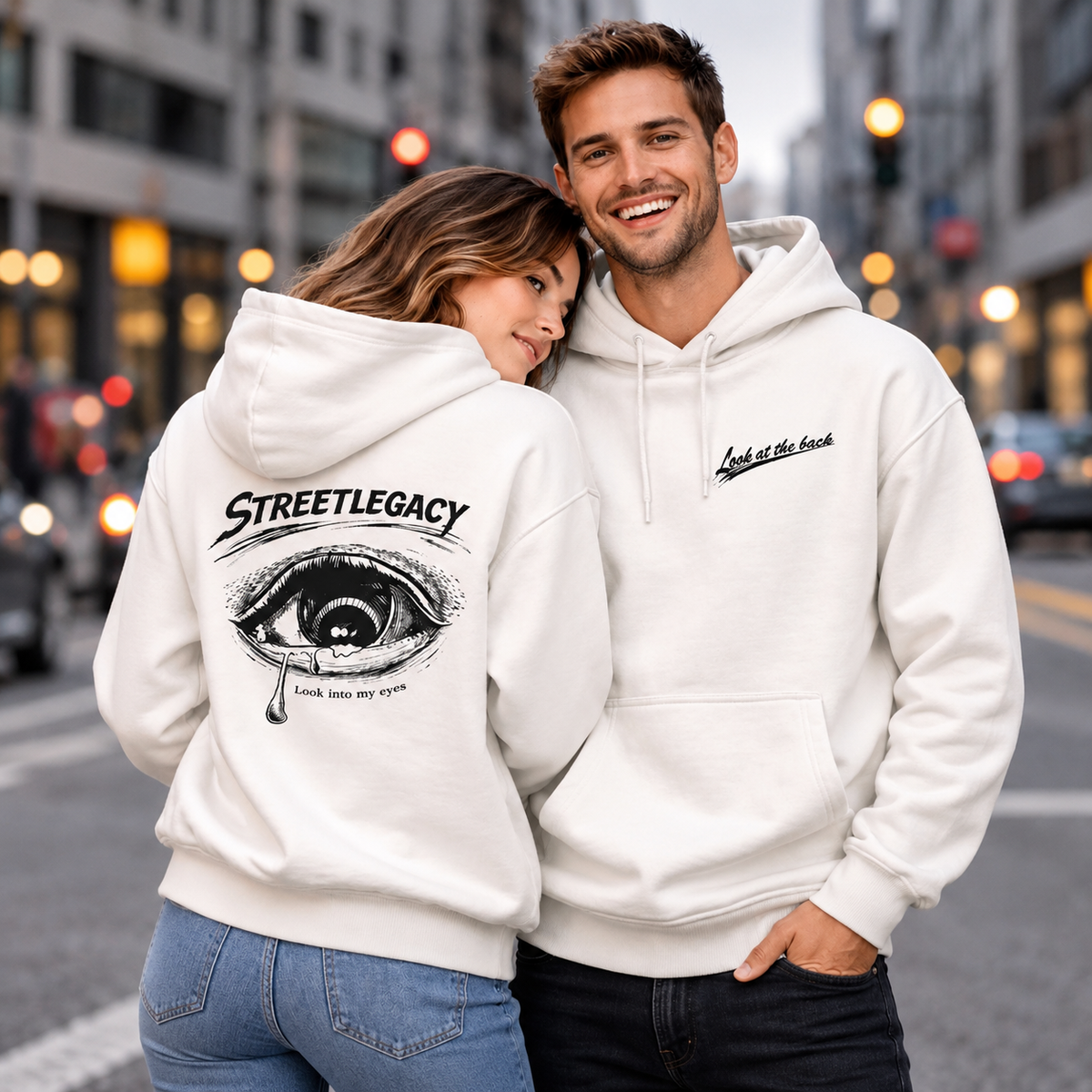 VACANCY Oversized Hoodie  Unisex(Look into my eyes) Streetlegacy