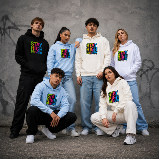 HigherBlanks Premium Hoodie (Stay high drive by)Streetlegacy