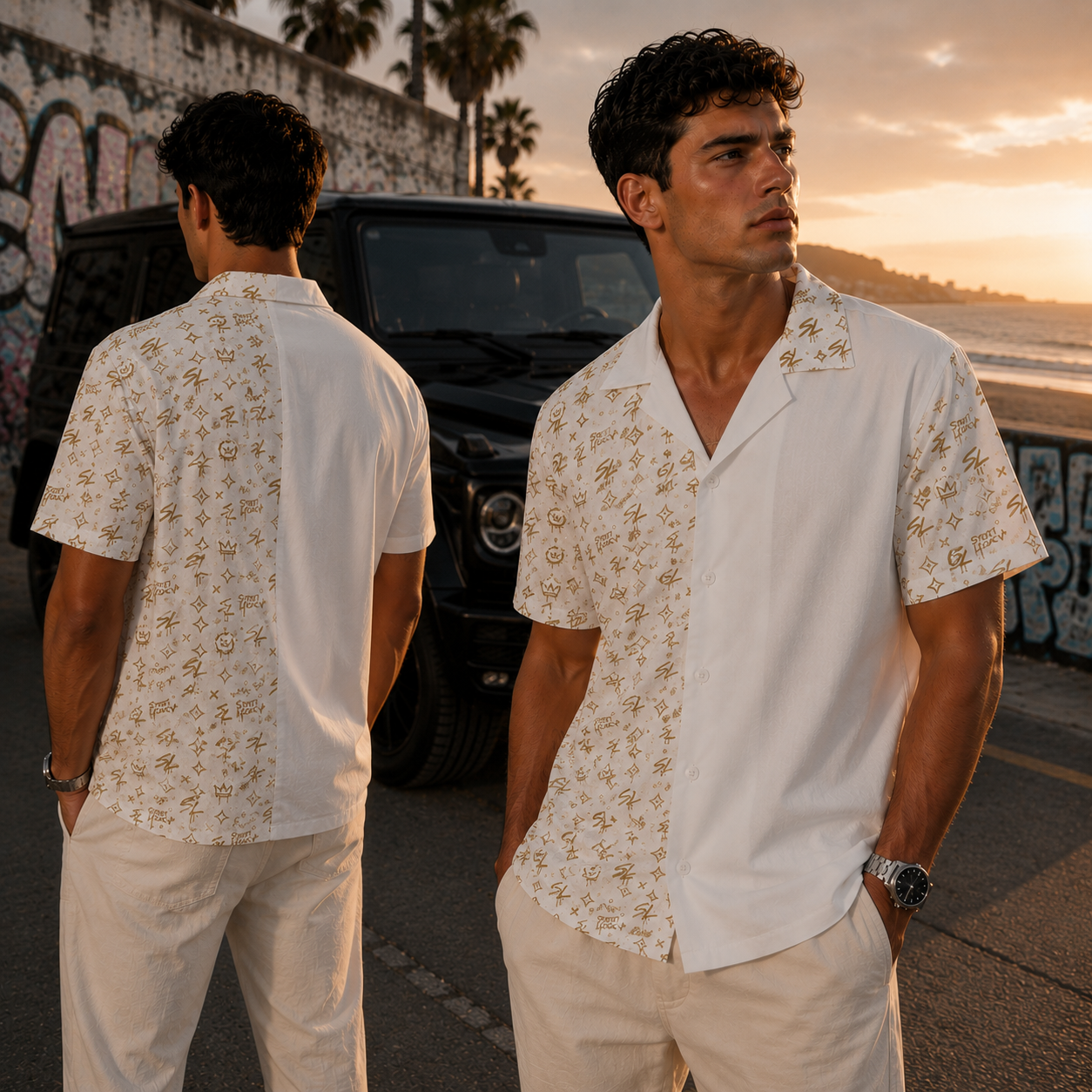 Alloverprint Hawaiihemd (streetluxury Fitt) Streetlegacy