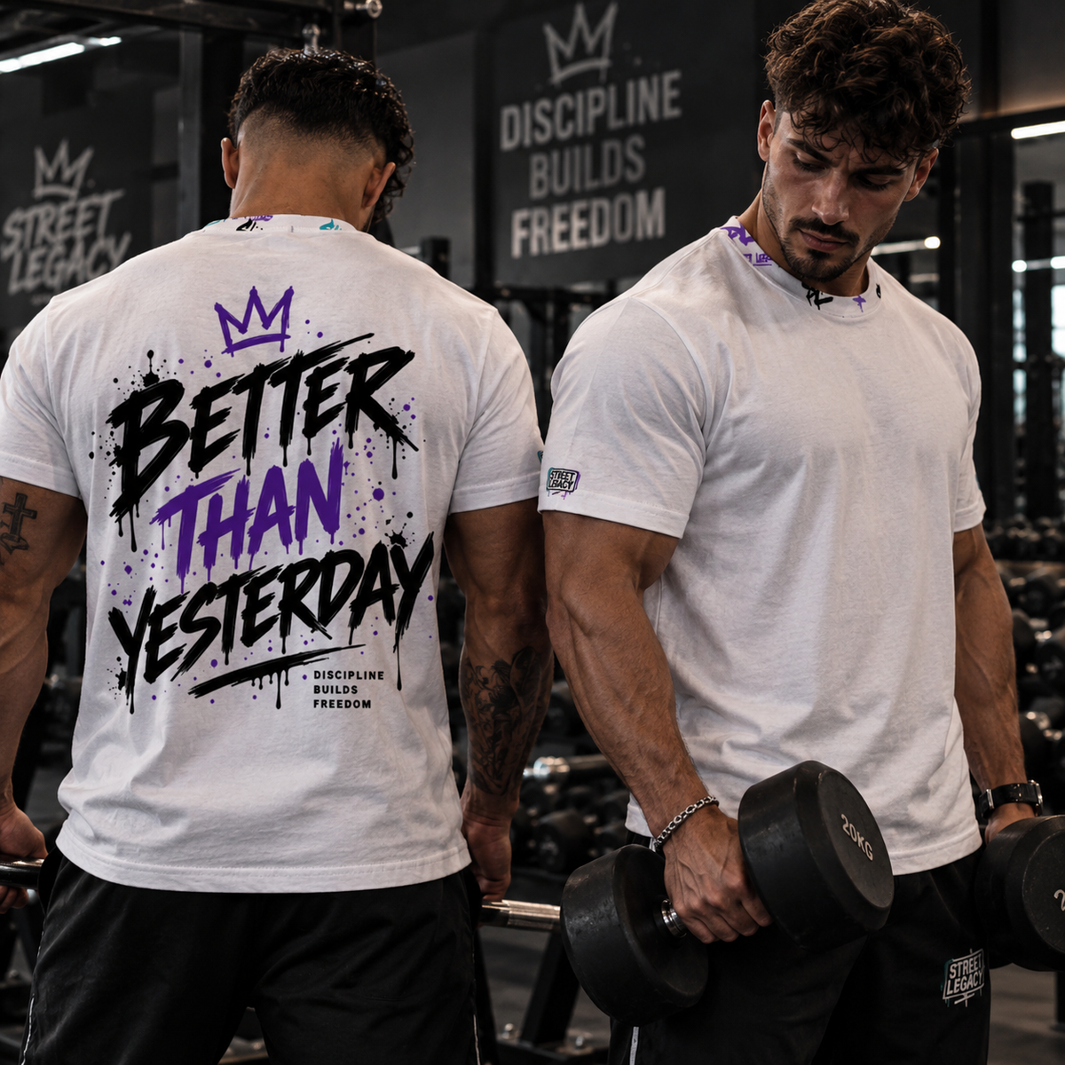 Alloverprint T-Shirt (Better Than Yesterday) Streetlegacy