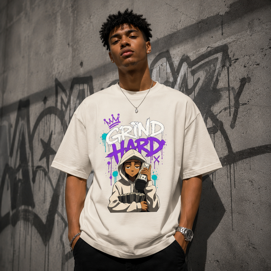 ST/ST Oversize T-Shirt Unisex (Grind Hard) Streetlegacy