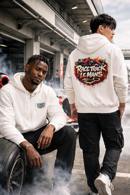 Classic Zipper Hoodie Unisex (Race Track Le Mans) Streetlegacy