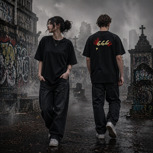 Oversize T-Shirt (666)Streetlegacy