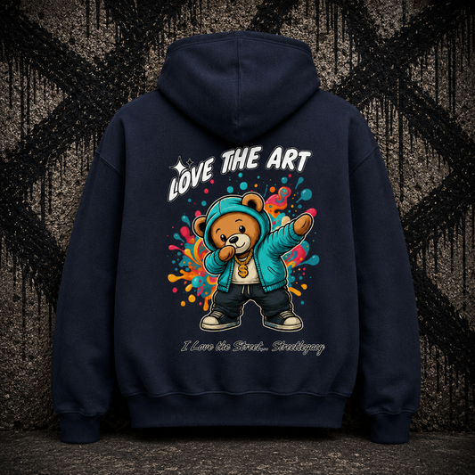 VACANCY Oversized Zipper Hoodie (Love the Art) Streetlegacy
