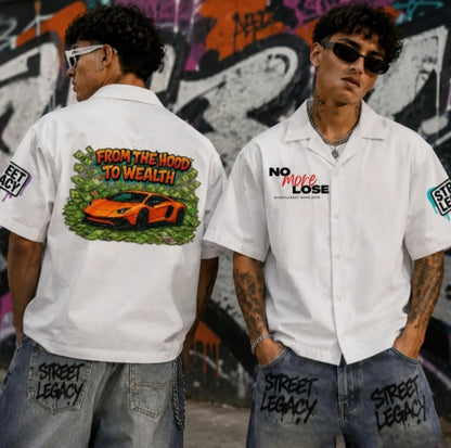 Alloverprint Hawaiihemd (No more lose)