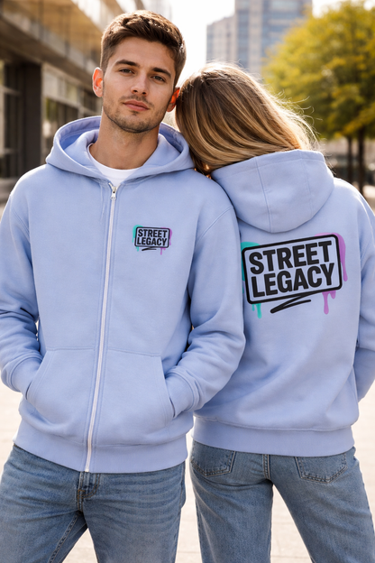 Oversize Zipper Hoodie Unisex (Streetlegacy Branding Collection)