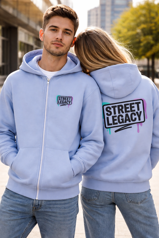 Oversize Zipper Hoodie Unisex (Streetlegacy Branding Collection)