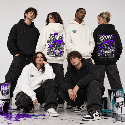 VACANCY Oversized Hoodie Unisex - (Stay Hard) Streetlegacy