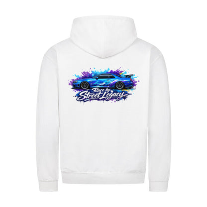 Classic Zipper Hoodie Unisex (Race by Streetlegacy)blue car