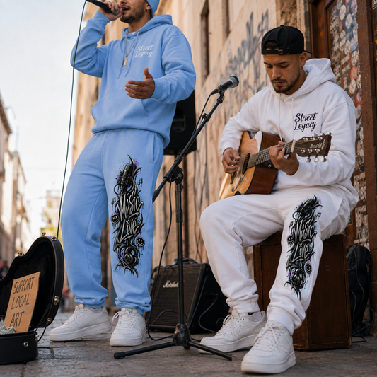 Oversize Fluffy Sweatpants Unisex(Music Live) Streetlegacy