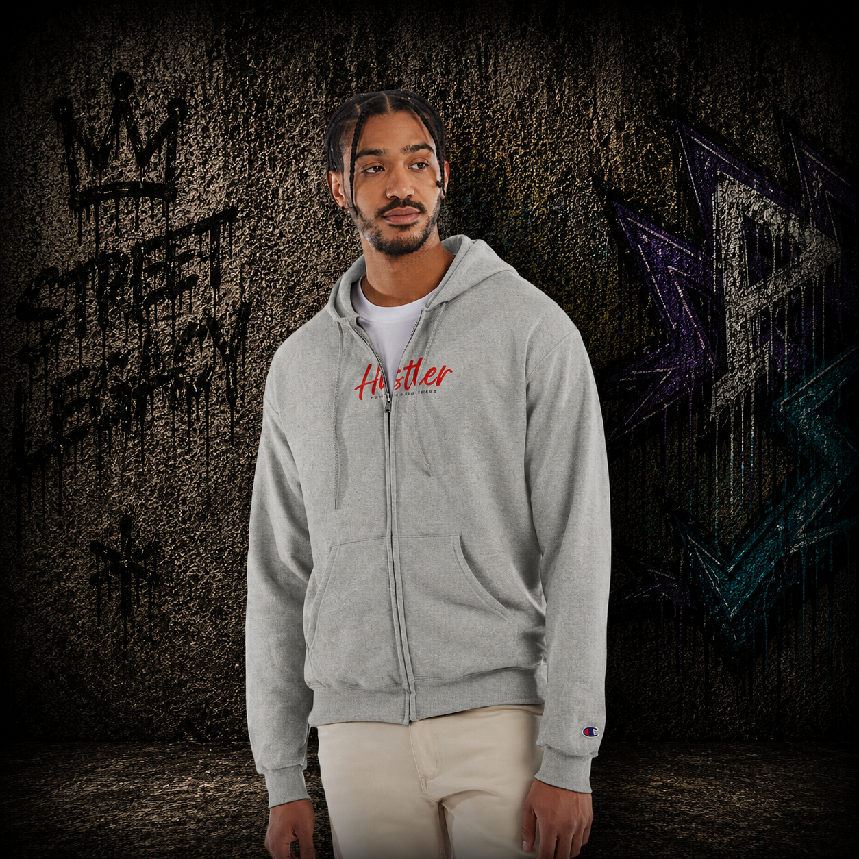 Unisex Powerblend Zip Hoodie | Champion S800/Streetlegacy(Hustler)