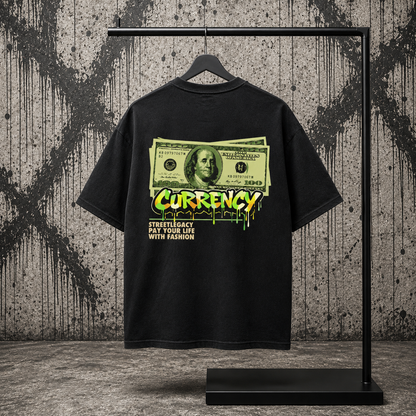 VACANCY Oversized Shirt (Backprint)-(Currency)